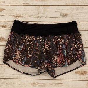 Lululemon Run Times Mid-Rise Short 4" Multicolor Size 8